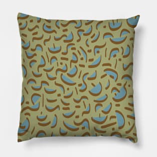 Paint stroke pattern tribal Pillow