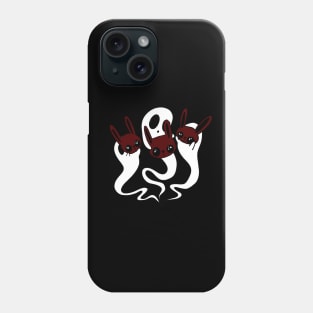 Ghosts with bunny masks Phone Case