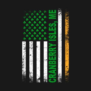 Irish American Flag CRANBERRY ISLES, ME T-Shirt