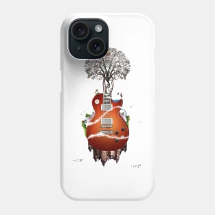 guitar and tree of life Phone Case