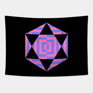 Artistic star shape design Tapestry