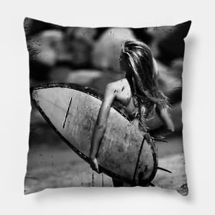 Surfer Girl Pillow