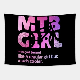 mtb girl Tapestry
