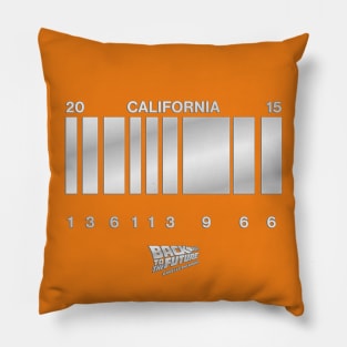 Delorean California 2015 License Plate Pillow