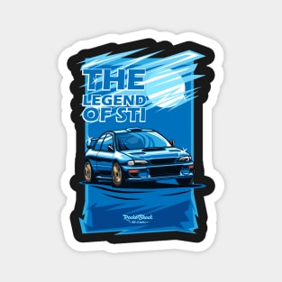 subie WRX sti rally jdm Magnet