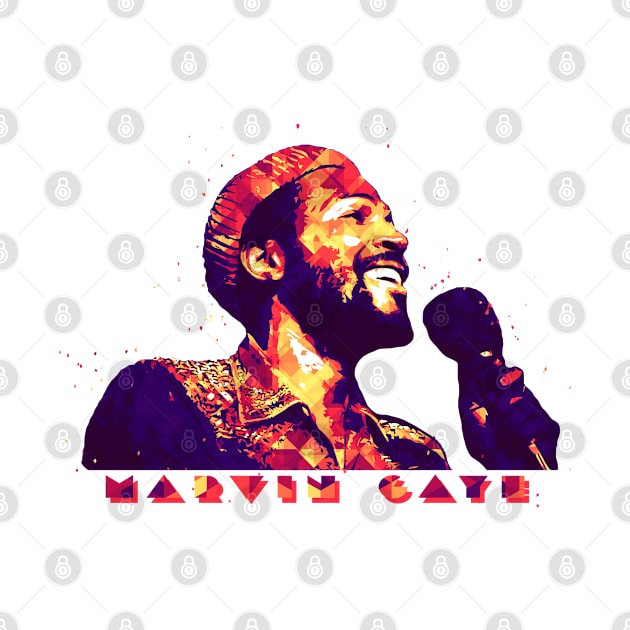 Marvin Gaye - Popart by TheMarineBiologist