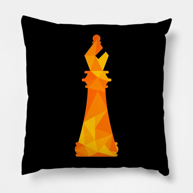 Golden Bishop Pillow by EarlAdrian