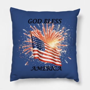 God bless America Pillow