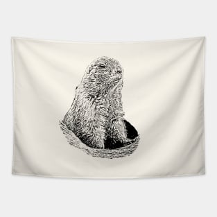 Prairie dog Tapestry