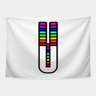 Rainbow Letter, U Tapestry