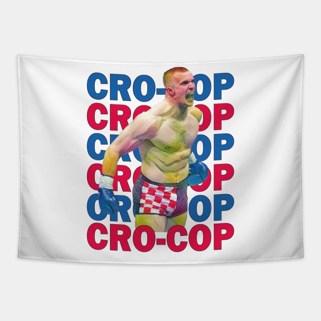 Crocop Screaming Tapestry by FightIsRight