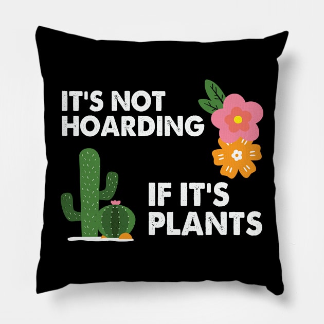 Plant Lover Gardener Gift Pillow by ssflower