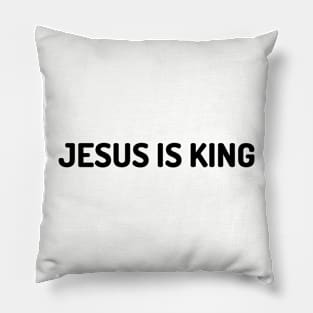 Jesus is King, Christian Pillow