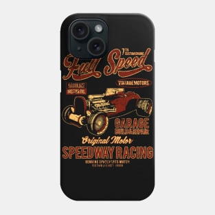 Full Speed Hot Rod Racing Phone Case