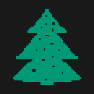 Christmas tree pixel art T-Shirt