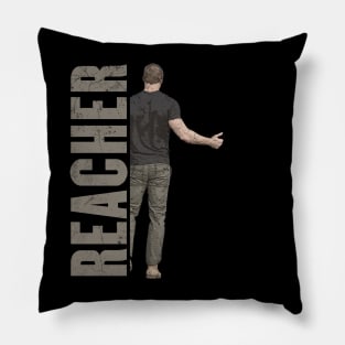 reacher character Pillow