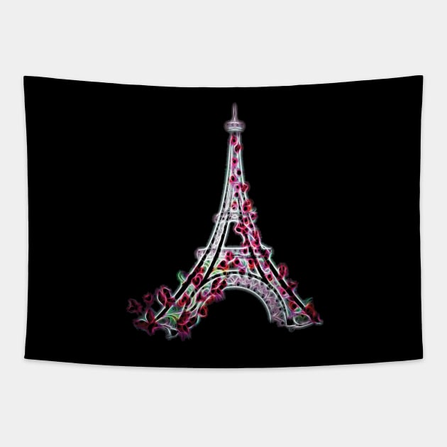 The Eiffel Tower Tapestry by Nykos