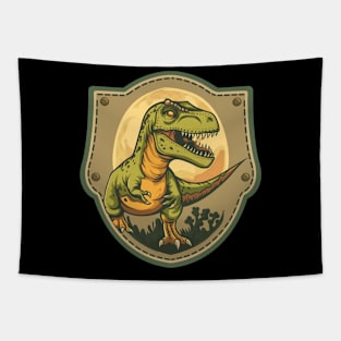 Vintage Dinosaur Deign Tapestry