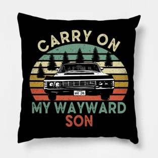 Carry On My Wayward Son Pillow