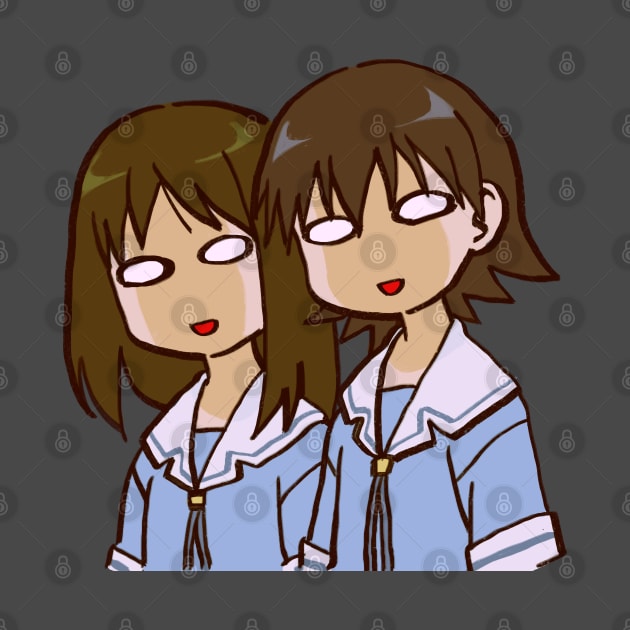 unmotivated osaka and tomo azumanga daioh by mudwizard