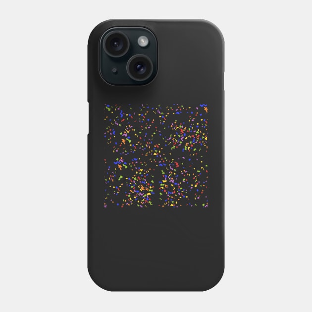 Rainbow Confetti Party Pattern Phone Case by PaperRain