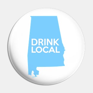 Alabama Drink Local AL Blue Pin