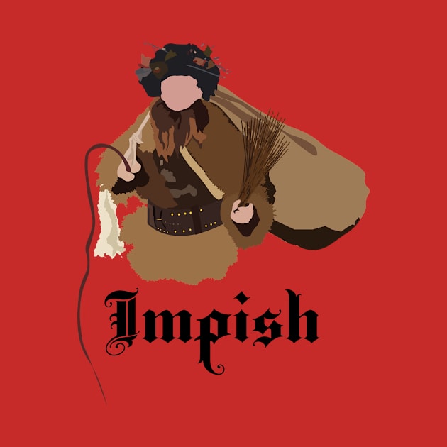 Dwight Schrute Impish Belsnickel Art – The Office (black text) by Design Garden