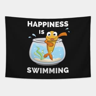 Happiness Is Swimming - Im Swimming Im Happy Happiness Swimming - Swimming Makes Me Happy You, Not So Much Tapestry