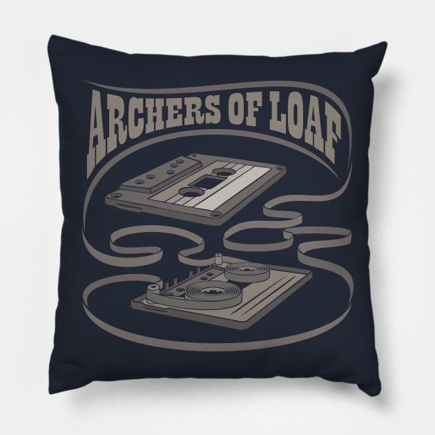 Archers of Loaf Exposed Cassette Pillow by Vector Empire