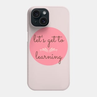 A+ student manifestation / lifelong learner knowledge is power Phone Case