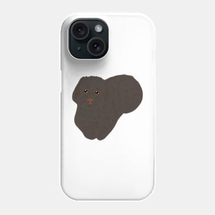 Fluffy Black Doggie Phone Case