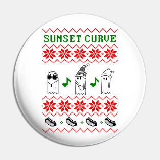 SUNSET CURVE CHRISTMAS Pin