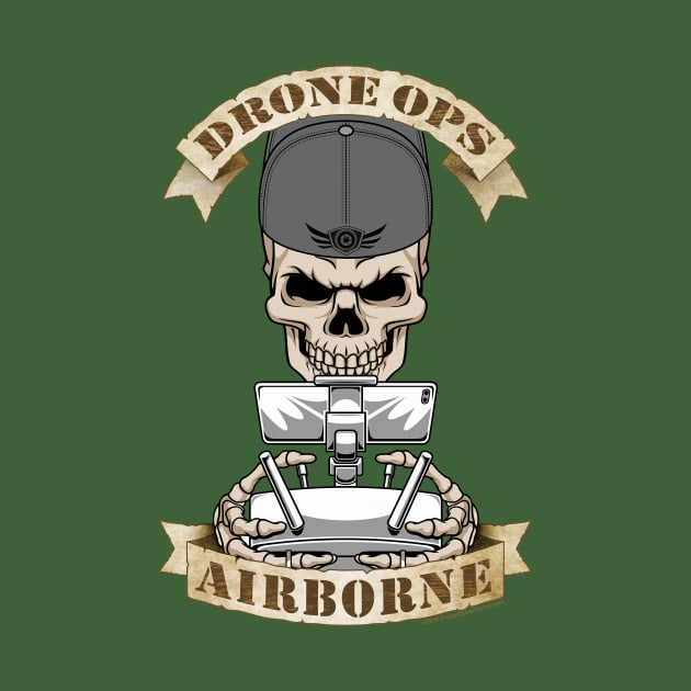 Drone Ops Airborne by Drew Blood Designs