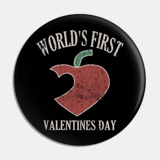 Funny Vintage World's First Valentines Day Pin