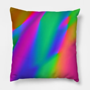 RED BLUE GREEN PINK ABSTRACT TEXTURE Pillow