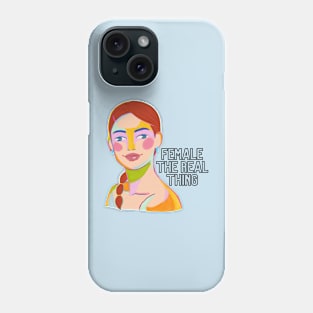 Redhead, beautiful girl. Phone Case