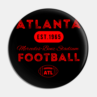 Atlanta Football Vintage Style Pin