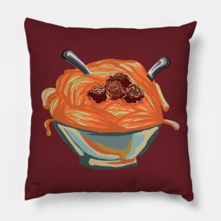 Valentine Pasta Lover Design1 Pillow