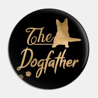 German Shepherd Dogfather Pin