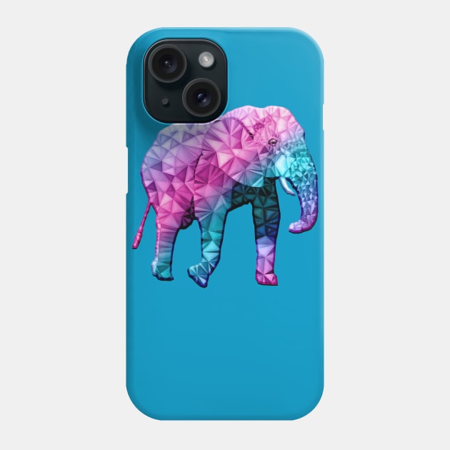 Rainbow elephant Phone Case by Ancello