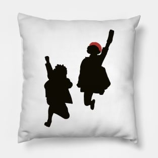 Matilda Revolting Children Red Beret Girl and Bruce Pillow