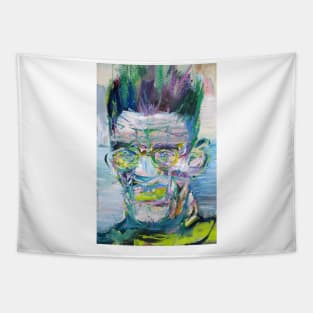 SAMUEL BECKETT oil portrait .1 Tapestry