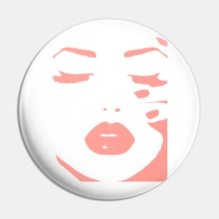Woman, Girl, Lips print, Fashion art, Modern art, Minimalistic Pin