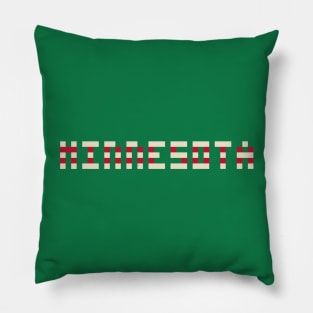 Pixel Hockey State Minnesota 2017 Pillow