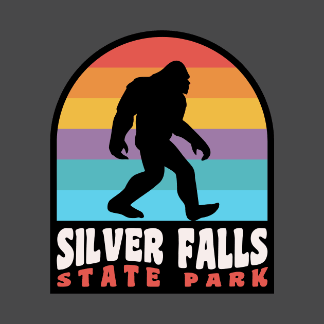 Silver Falls State Park Bigfoot Sasquatch Oregon by PodDesignShop