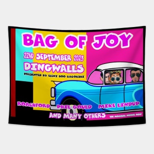 Bag of Joy Car with Roachford Phil and Mike Tapestry