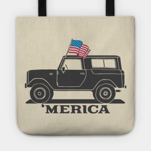 Bronco 4th of July Merica Tote