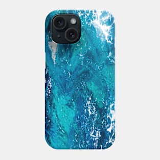 Ocean blue waves Phone Case