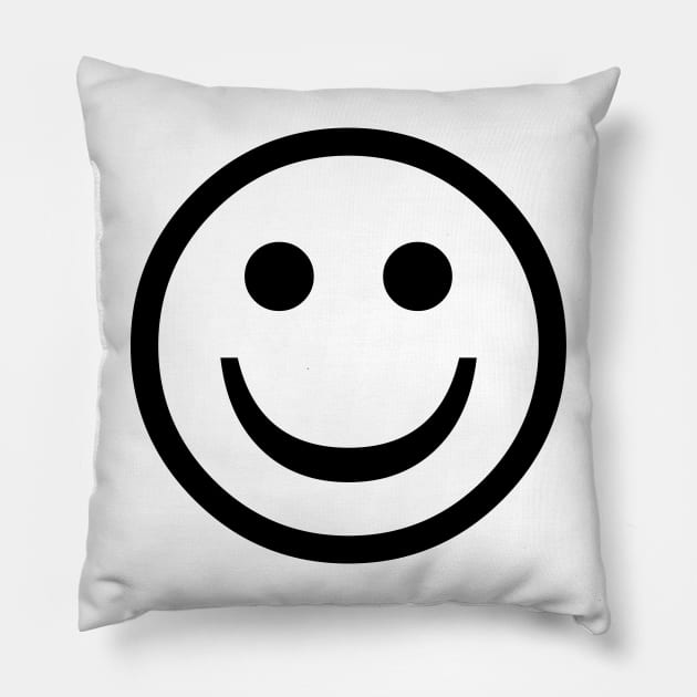 smiley face Pillow by sarahnash