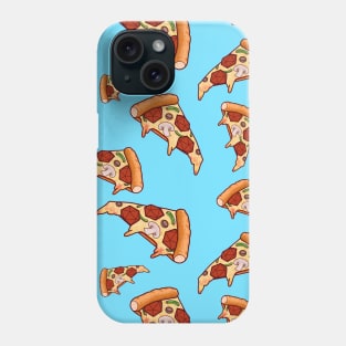 Slice and Dice in Blue Phone Case